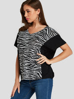 OEM Ladies Color Block T-Shirts