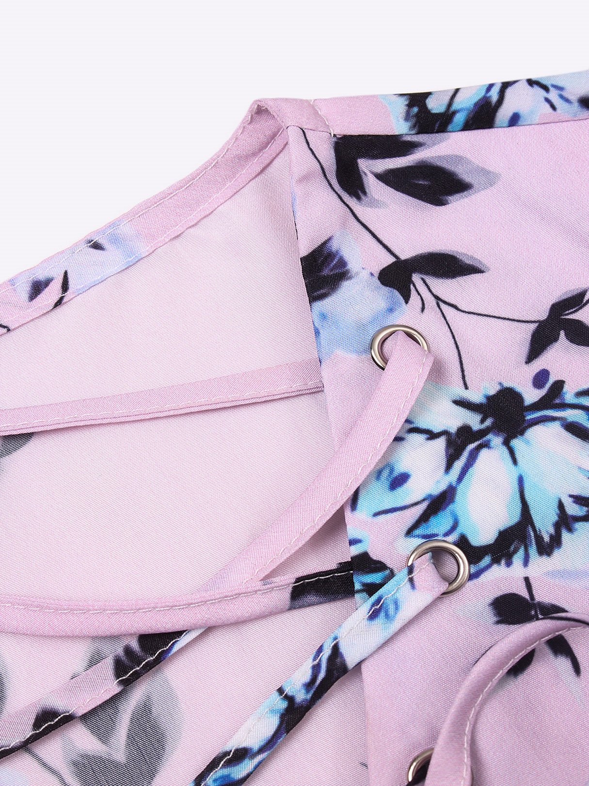 OEM Ladies Pink Floral Dresses