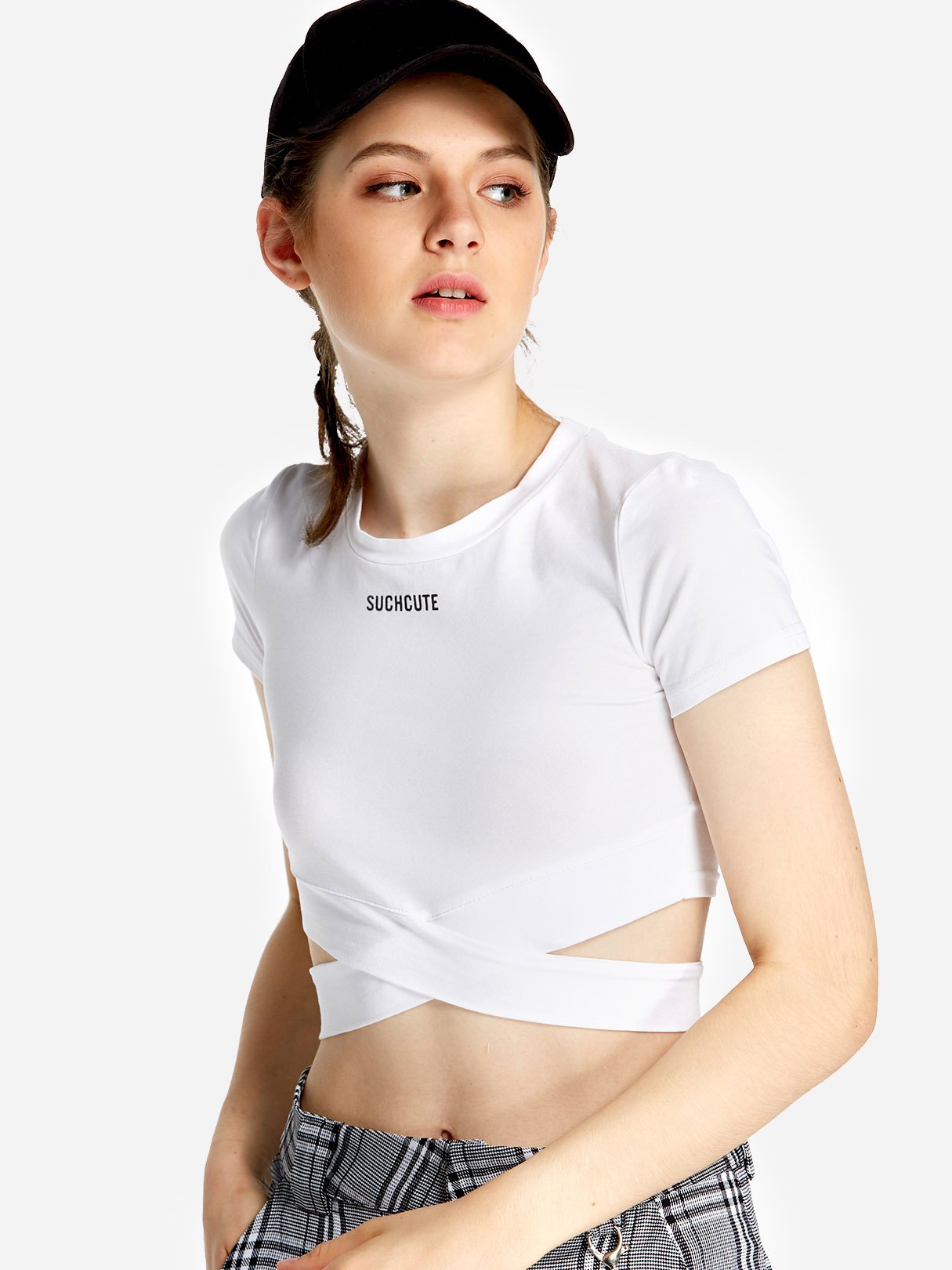 OEM Ladies White T-Shirts