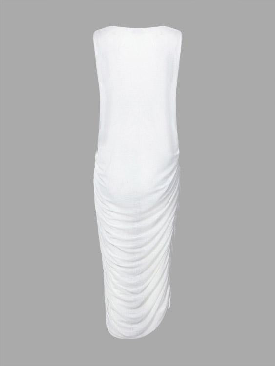 NEW FEELING Womens Beige Sexy Dresses