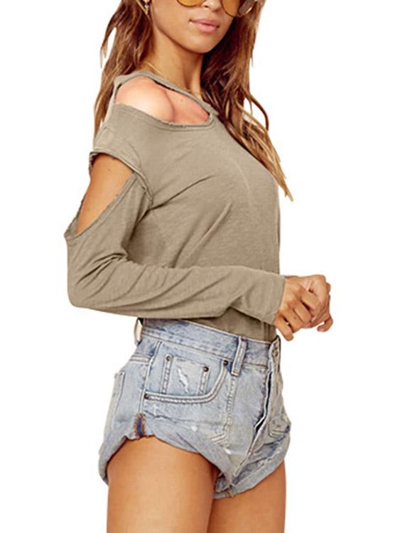 OEM Ladies Apricot T-Shirts