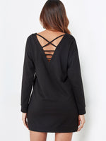 OEM Ladies Black Mini Dresses