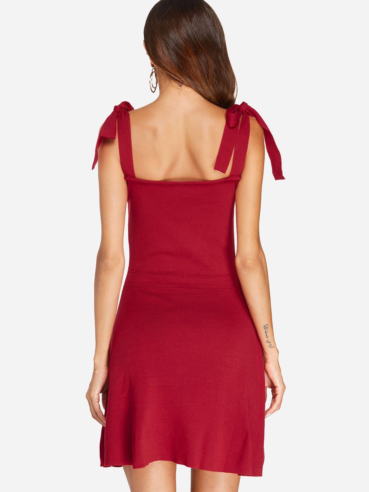 NEW FEELING Womens Red Mini Dresses