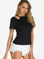 OEM Ladies Black T-Shirts
