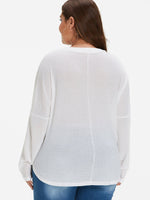 Custom Ladies V-Neck Plus Size Tops