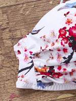 Custom Crop Top High Waisted Bikinis