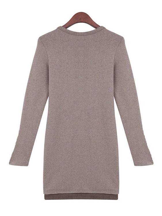 OEM Ladies Brown Casual Dresses