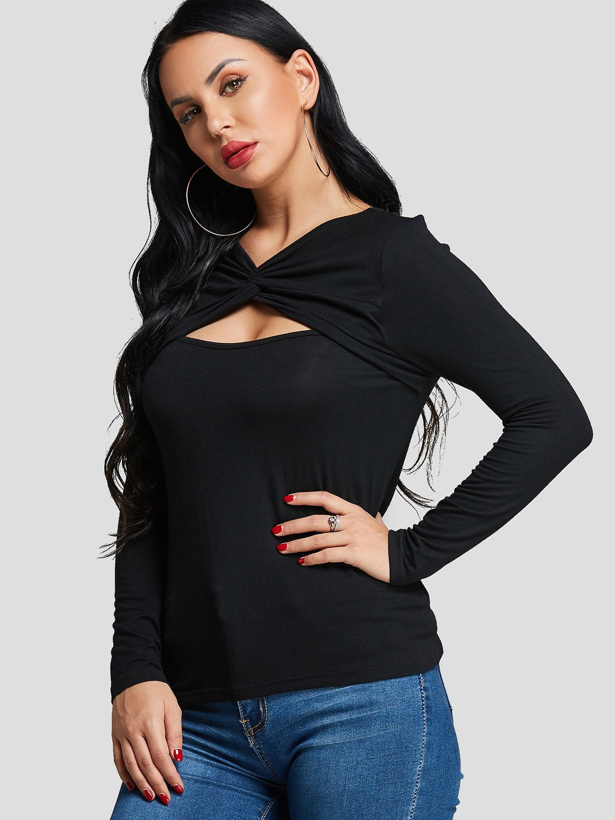 ODM Ladies Long Sleeve T-Shirts