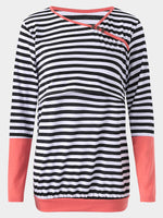 Custom Womens Striped T-Shirts