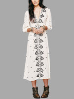 OEM ODM Ladies White Maxi Dresses