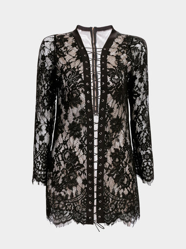 Wholesale Long Sleeve Lace Mini Dresses
