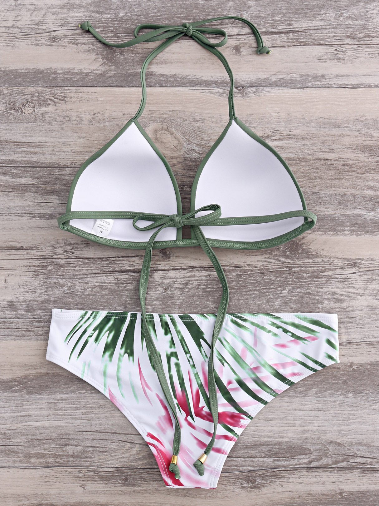OEM ODM White Crop Bikini