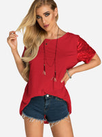 ODM Ladies Short Sleeve T-Shirts