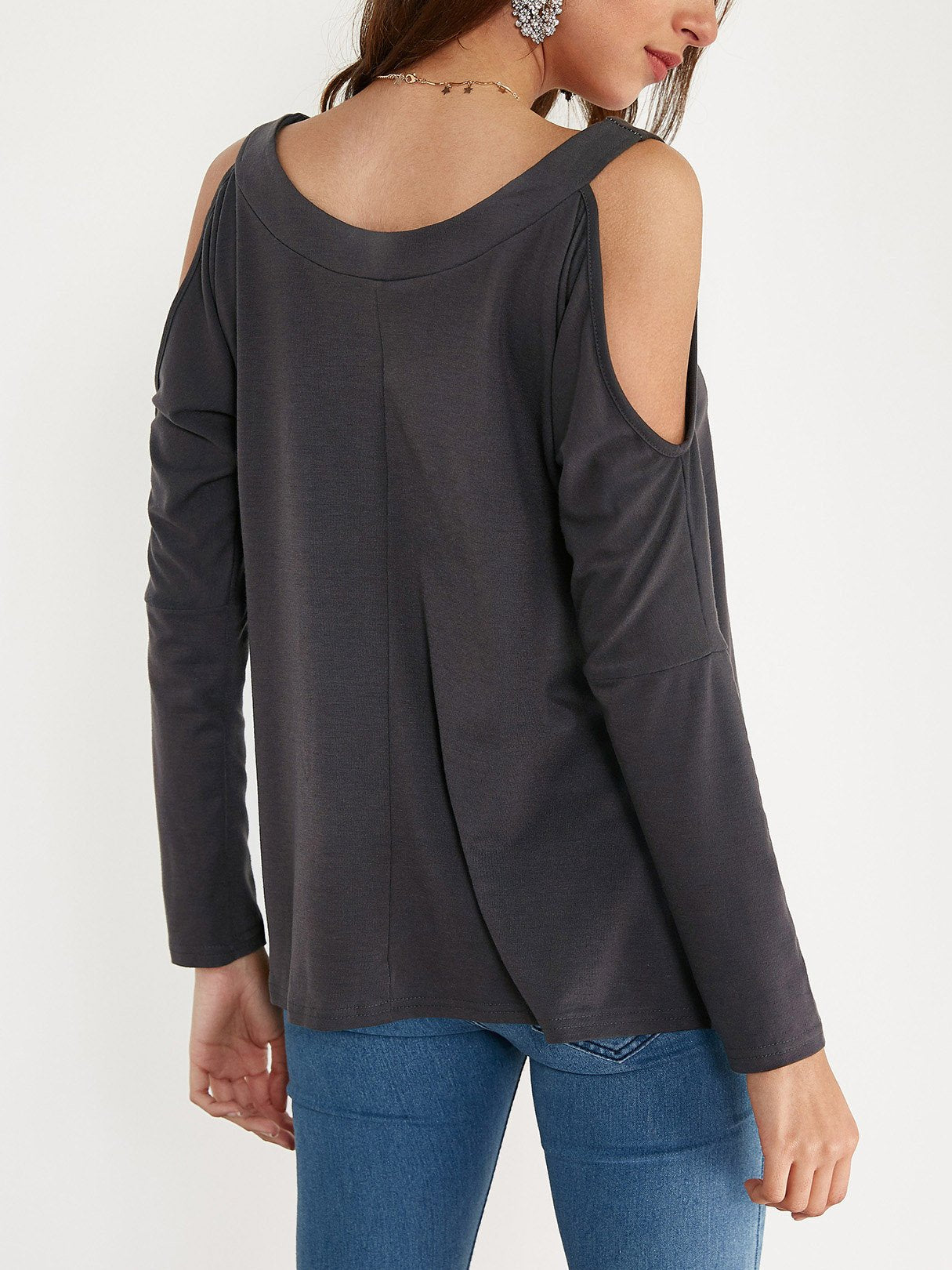 NEW FEELING Womens Grey T-Shirts