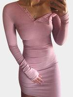 NEW FEELING Womens Pink Mini Dresses