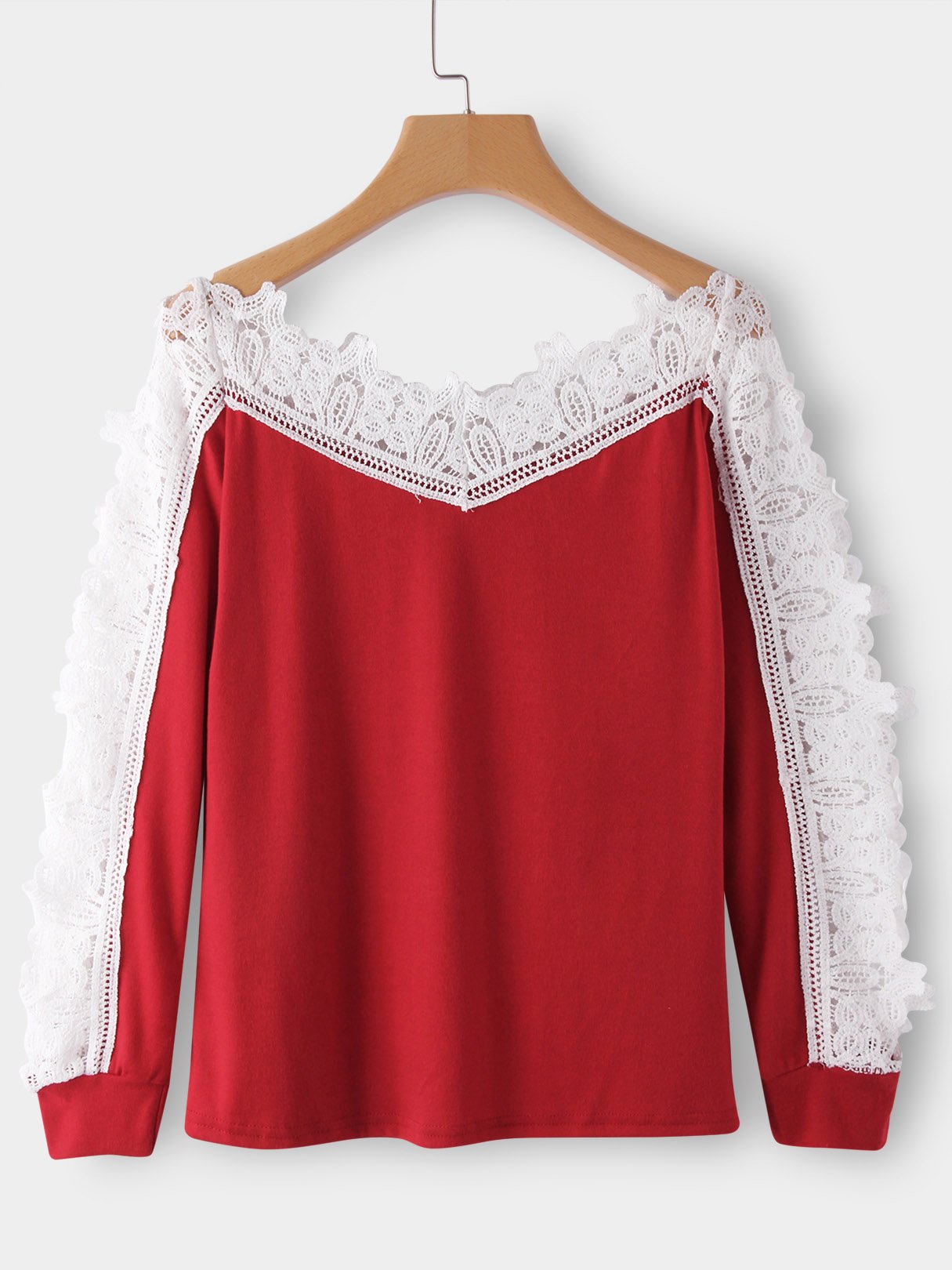 NEW FEELING Womens Red T-Shirts