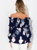 NEW FEELING Womens Navy Blouses