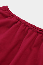 OEM Ladies Burgundy Maxi Dresses
