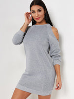 OEM Ladies Grey Casual Dresses