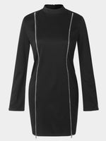 OEM Ladies Black Mini Dresses