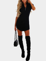 OEM Ladies Black Mini Dresses