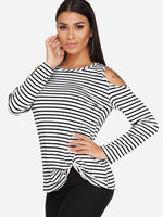Custom Womens Striped T-Shirts