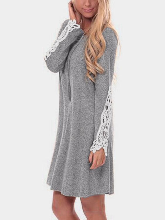 OEM Ladies Grey Mini Dresses