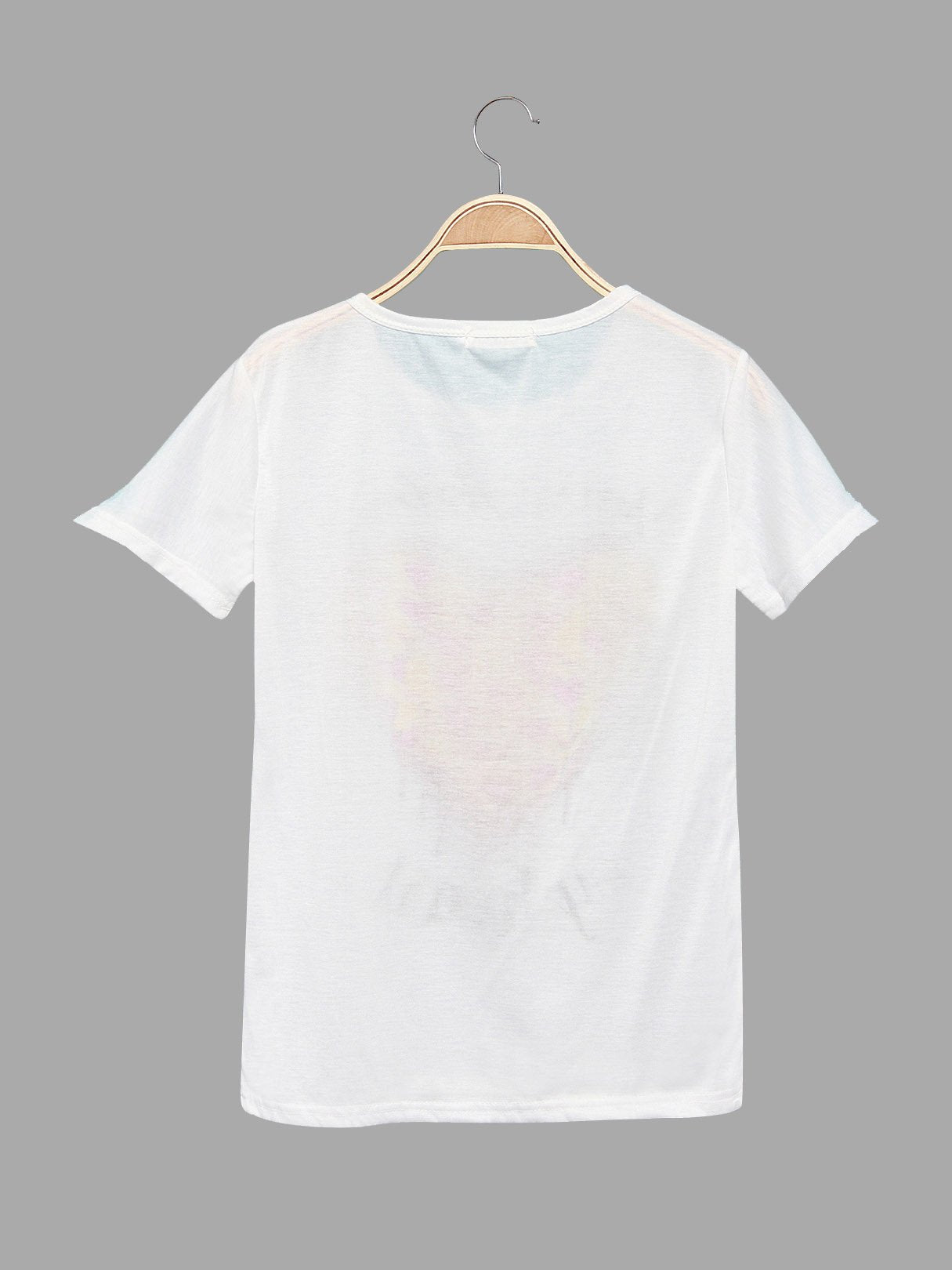 NEW FEELING Womens White T-Shirts