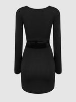 NEW FEELING Womens Black Mini Dresses