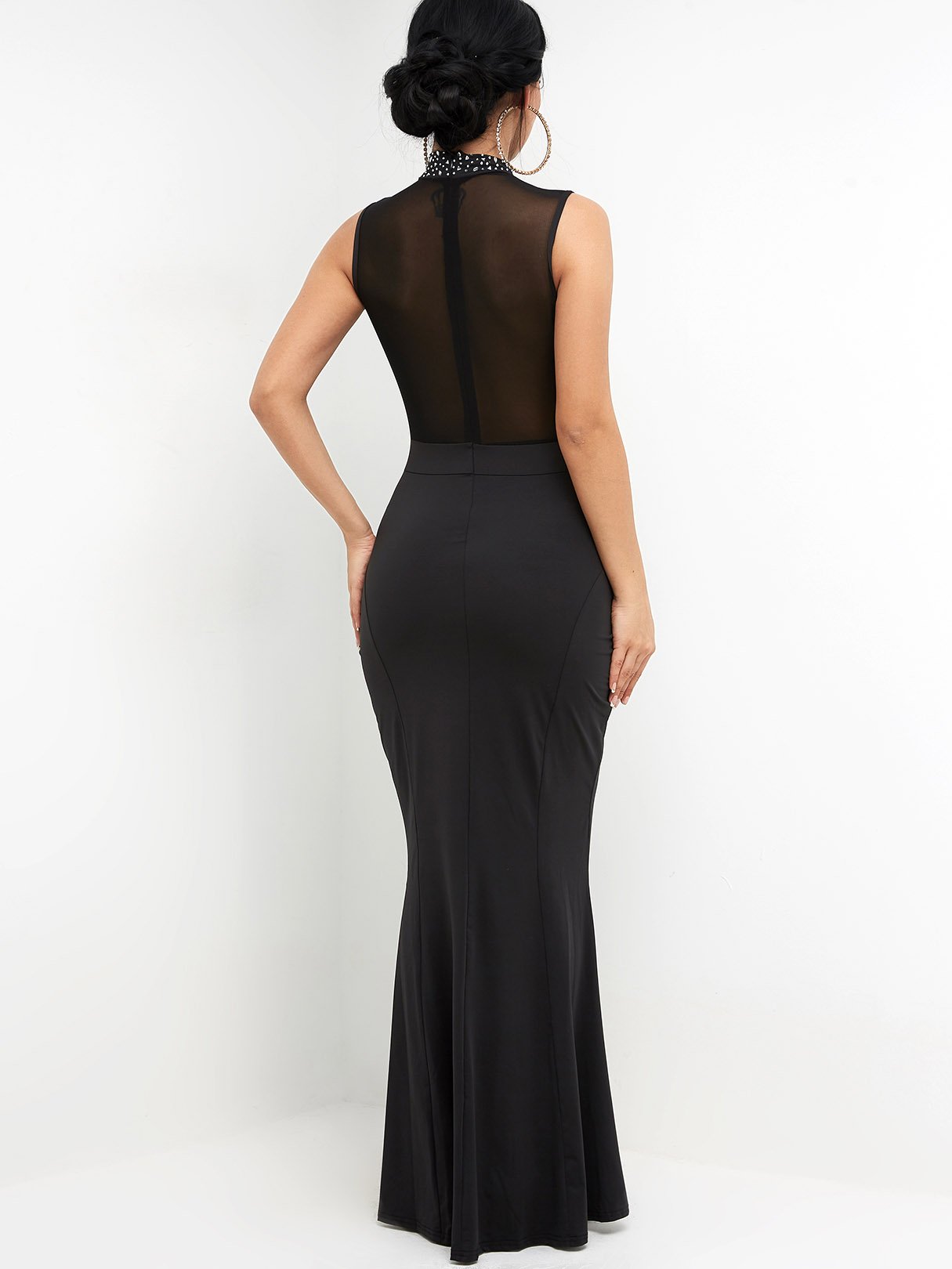 NEW FEELING Womens Black Maxi Dresses