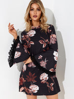 OEM Ladies Floral Floral Dresses