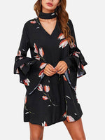 OEM Ladies Floral Mini Dresses