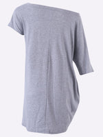 ODM Ladies Half Sleeve Shirt Dress