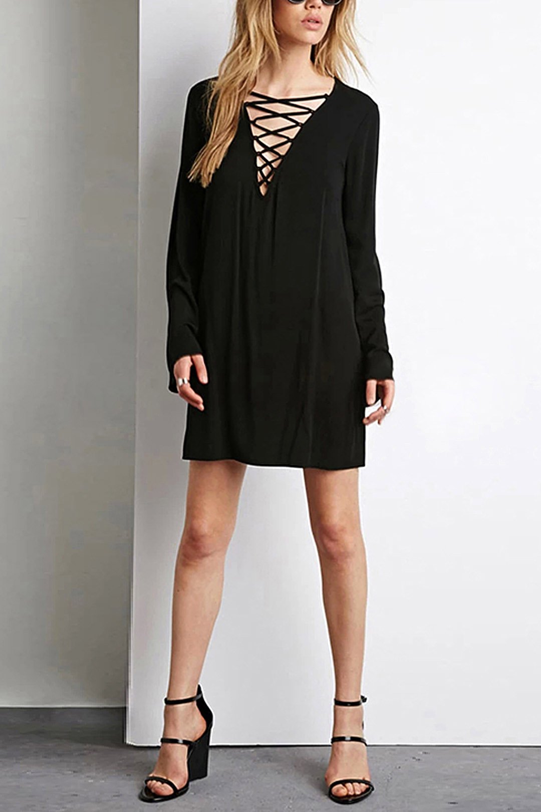 ODM Ladies Long Sleeve Casual Dresses