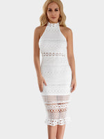 OEM ODM Womens Sleeveless Midi Dress
