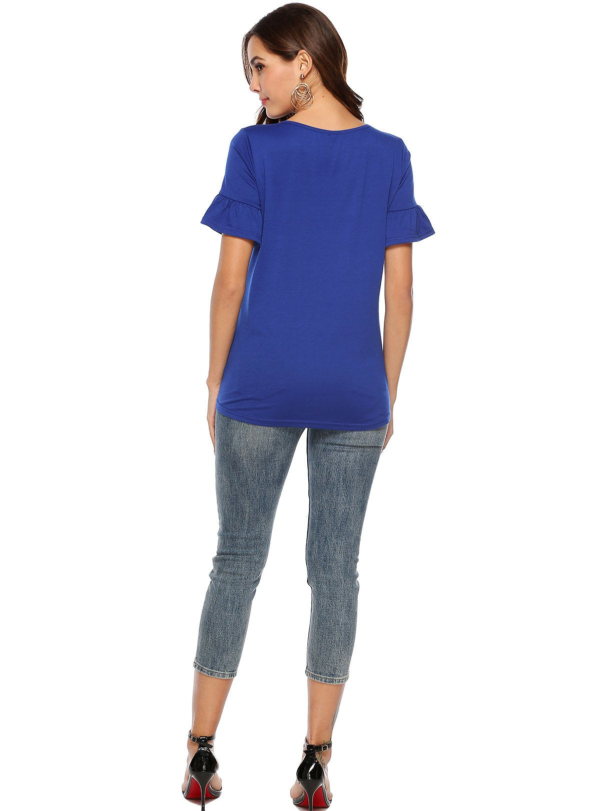 OEM ODM Womens Burgundy T-Shirts
