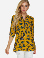 OEM Ladies Yellow Blouses