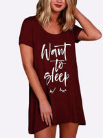 OEM Ladies Burgundy Casual Dresses