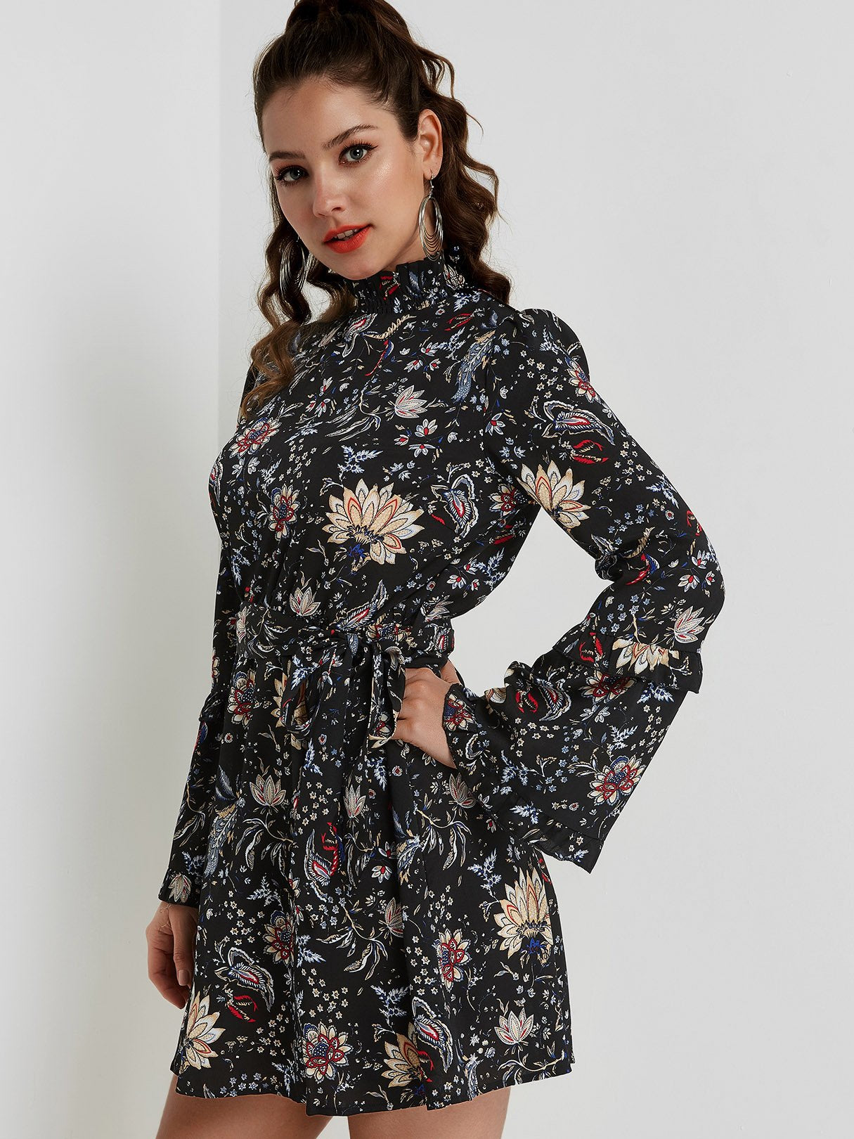 OEM Ladies Black Mini Dresses