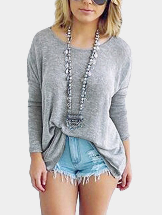 NEW FEELING Womens Grey T-Shirts