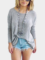NEW FEELING Womens Grey T-Shirts