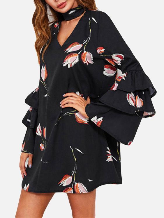 ODM Ladies Long Sleeve Mini Dress