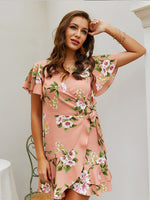 Custom Ladies V-Neck Dresses
