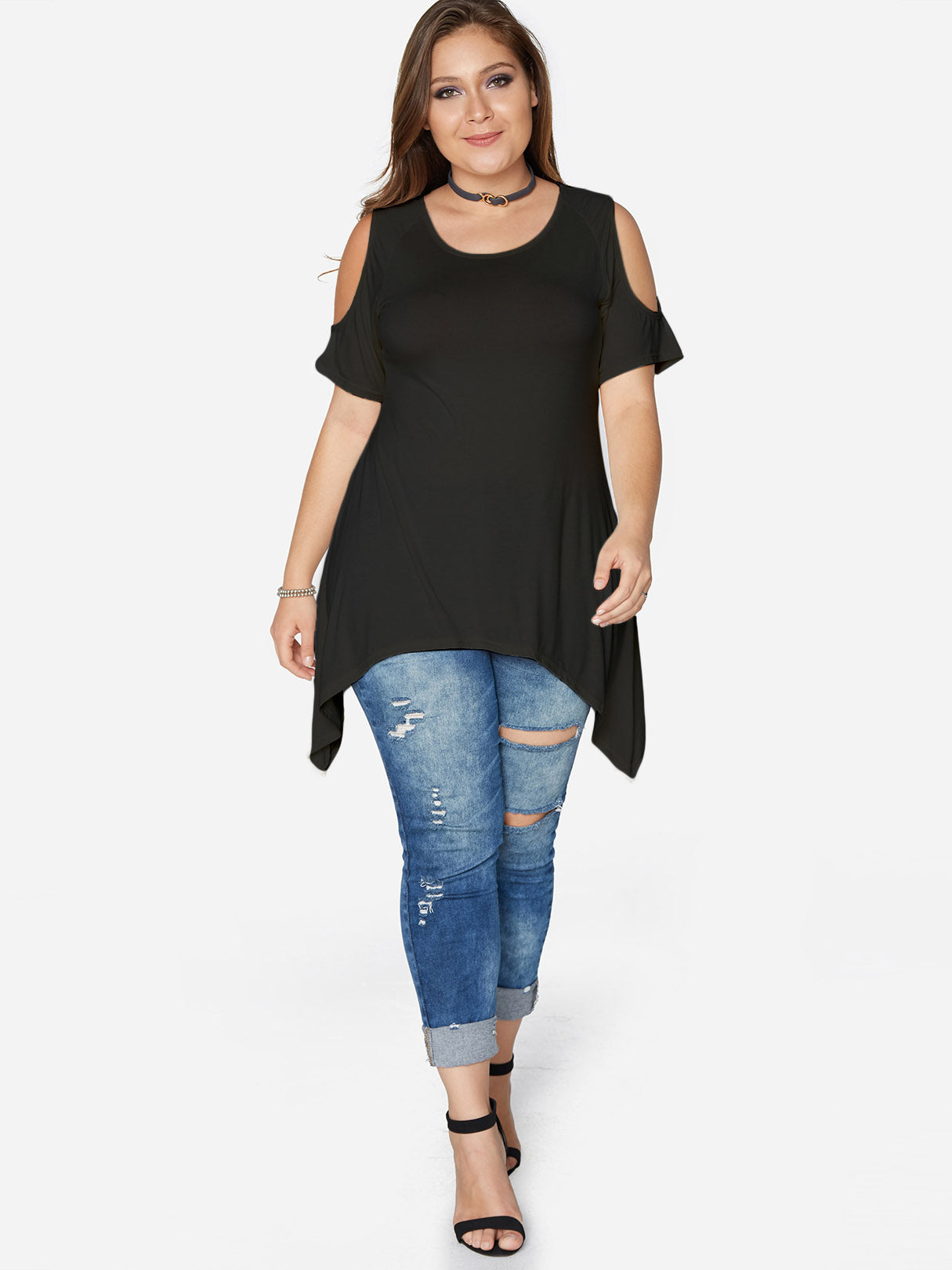 Custom Womens Plus Size Purple Tops