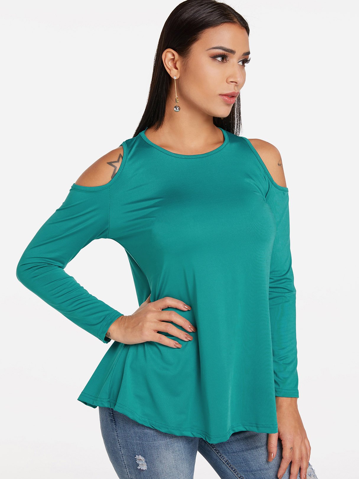 Custom Cheap Black Blouses