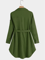 OEM Ladies Army Green Mini Dresses