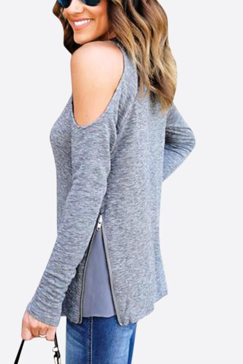 NEW FEELING Womens Grey T-Shirts