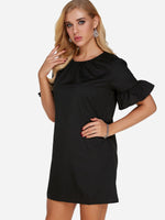 OEM Ladies Black Mini Dresses