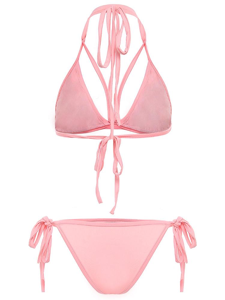 NEW FEELING Womens Blue Bikinis