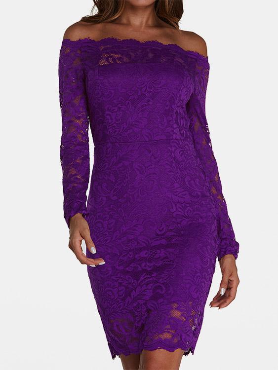 Custom Ladies Off The Shoulder Sexy Dress